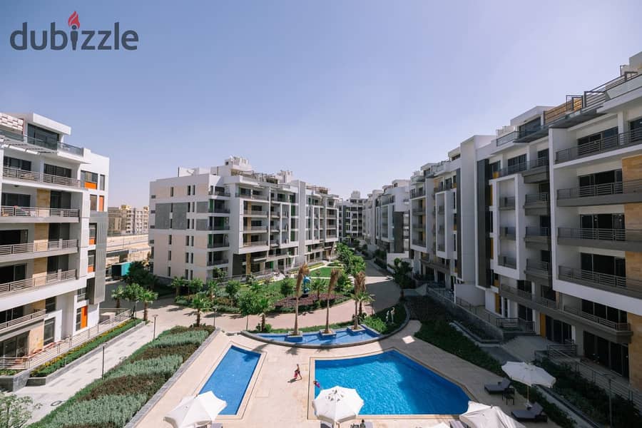 3 bedroom apartment for sale with VIP view in the most upscale compound in the Fifth Settlement 2