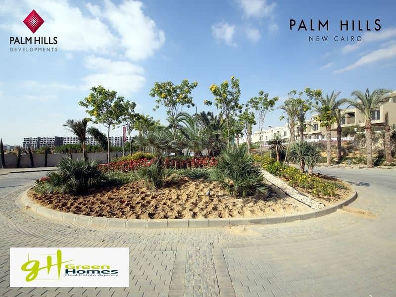 ready to move exclusive Apartment for sale with an area of 184 square meters at Palm hills new cairo 10