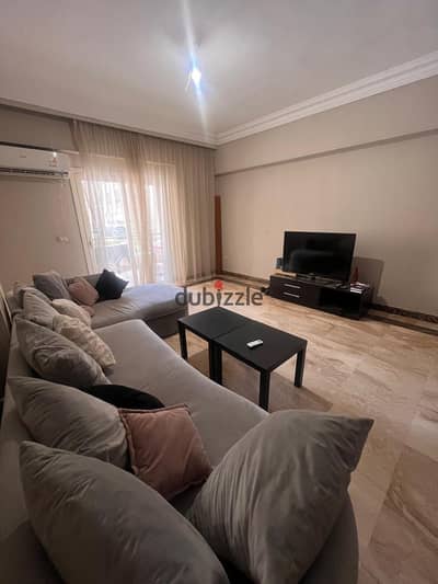 Furnished apartment for rent at an attractive price in Hayati Residence Compound, First Settlement next to Al-Rehab