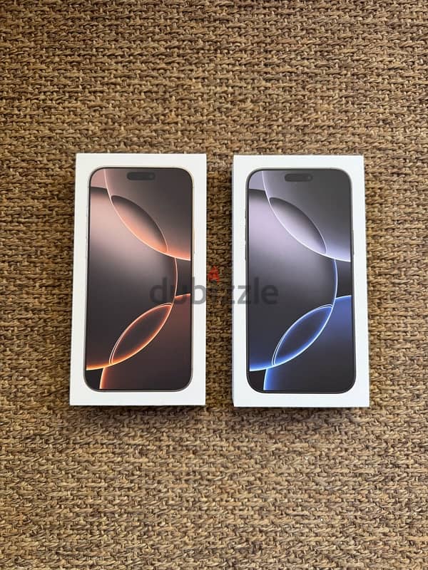 IPhone 16 Pro Max 256 Gold Desert Titanium ايفون ١٦ برو ماكس ٢٥٦ 0