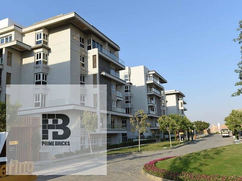 Apartment for sale in Mountain View (i-city) compound, ready to move, with a 10% down payment and installments over 7 years near the Middle Ring  road 1