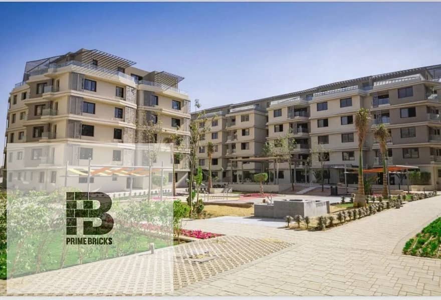 "Own a garden apartment in Badya Palm Hills, located in the heart of 6th of October City, with easy payment plans extending up to 10 years. " 5