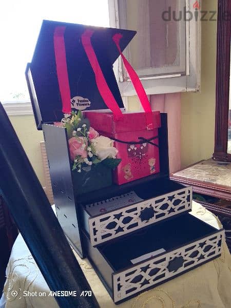 Gift box صندوق هدايا خشب 1