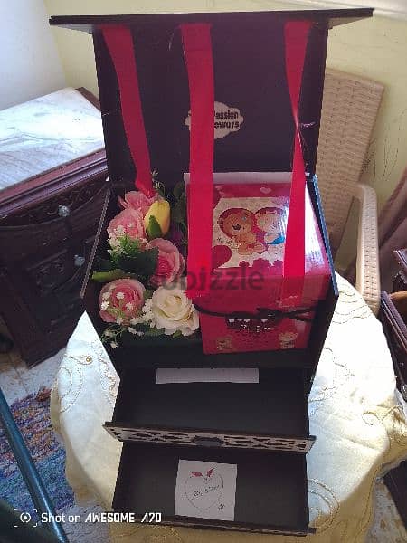 Gift box صندوق هدايا خشب 3