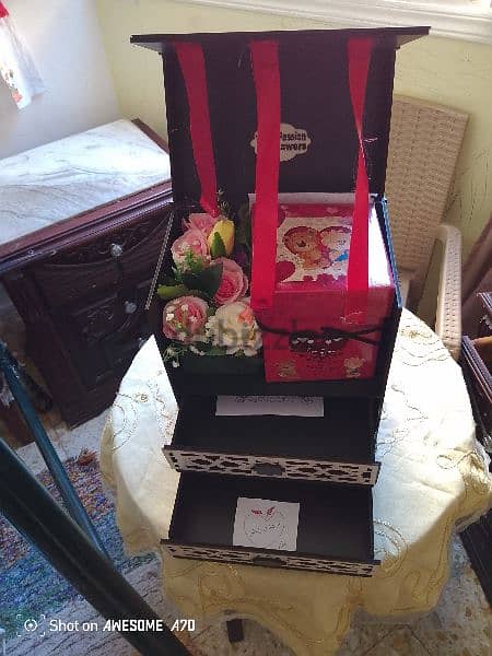 Gift box صندوق هدايا خشب 6