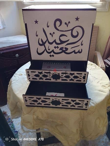 Gift box صندوق هدايا خشب 7