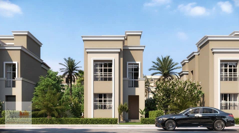 At a cash price, a bargain. Book a very special independent villa of 175 square meters in The Butterfly Compound next to Madinaty in New Cairo. 1