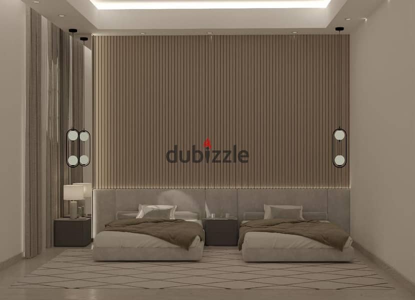 Apartment for sale, fully finished, with a direct view of Zed Park in Sheikh Zayed, on El Nozha Street, in installments 6