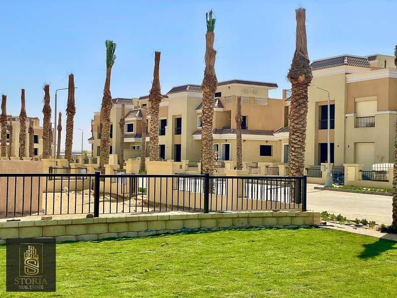 Villa for sale at the price of an apartment in Sarai New Cairo 12