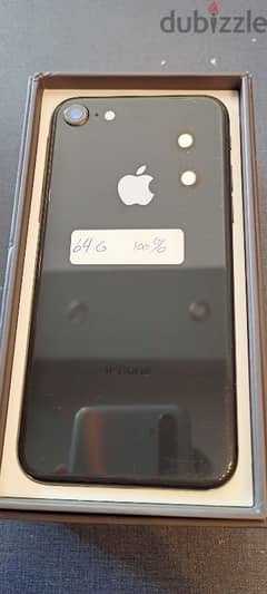 i phone 8 64g black 100% 0