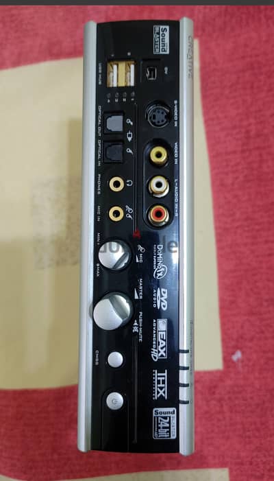 Creative Sound card+interfere amplifier كارت صوت و امبلفاير كمبيوتر