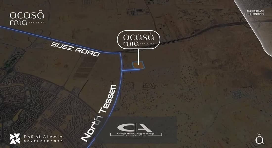 With only 10% downpayment, book at the price of the first phase in Acasa Compound next to Al Marasem Compound in the heart of the Fifth Settlement. 3