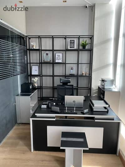 A fully equipped administrative office for sale on Street 90 in the Fifth Settlement