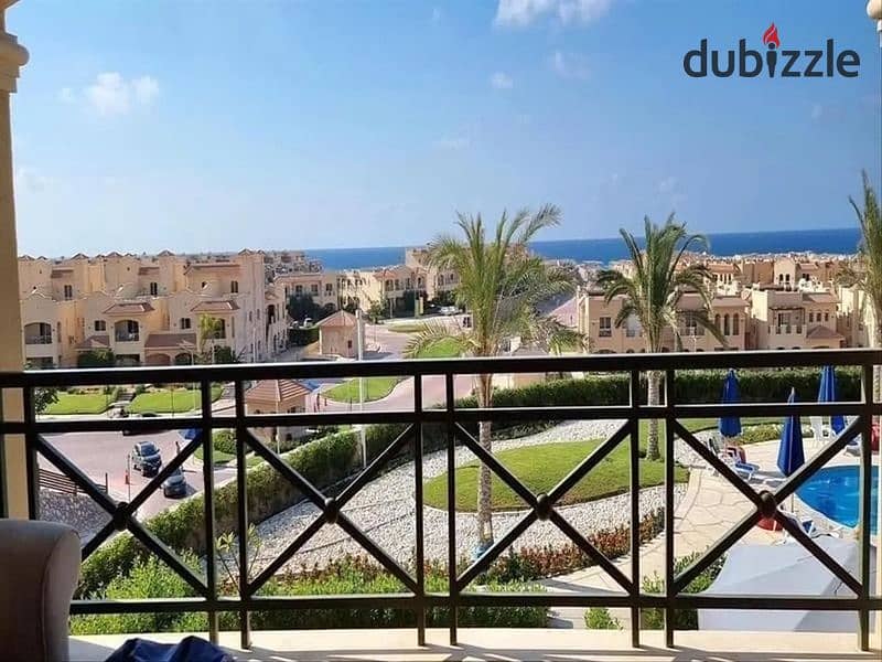 Twin-villa with an area of ​​400m fully finished + 200m garden for sale in La Vista 6 in Ain Sokhna, directly on the sea 3