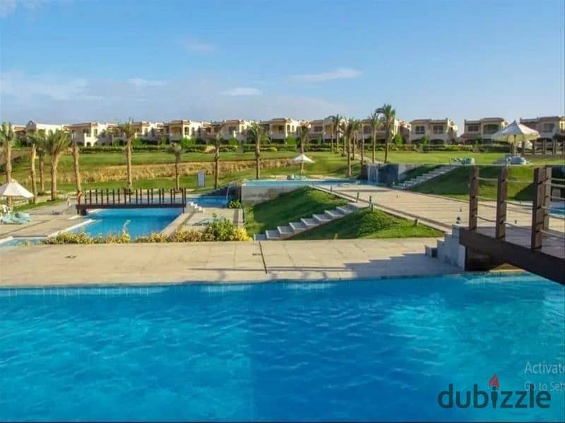 Twin-villa with an area of ​​400m fully finished + 200m garden for sale in La Vista 6 in Ain Sokhna, directly on the sea 6