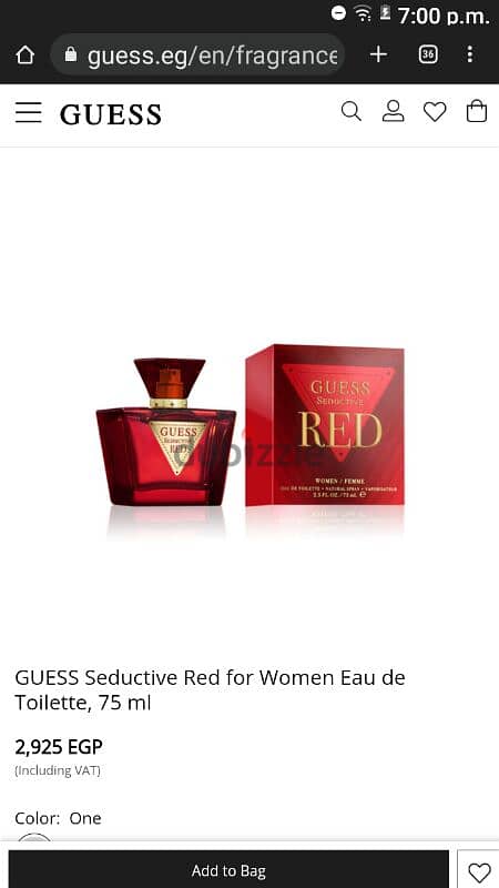 من كندا عطر المشاهير و النجوم GUESS SED RED أصلي فائق الأنوثة خصم50% 5