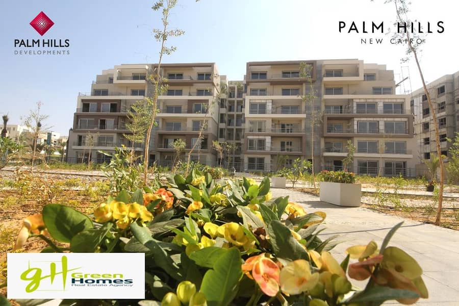 Apartment with aprime locathion  and View land Scape For sale in palm hills new Cairo 1