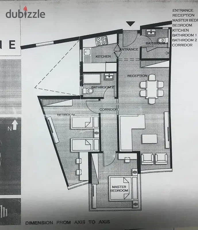 شقة للبيع فى سكاى لاين القطامية - معمار المرشدى 1