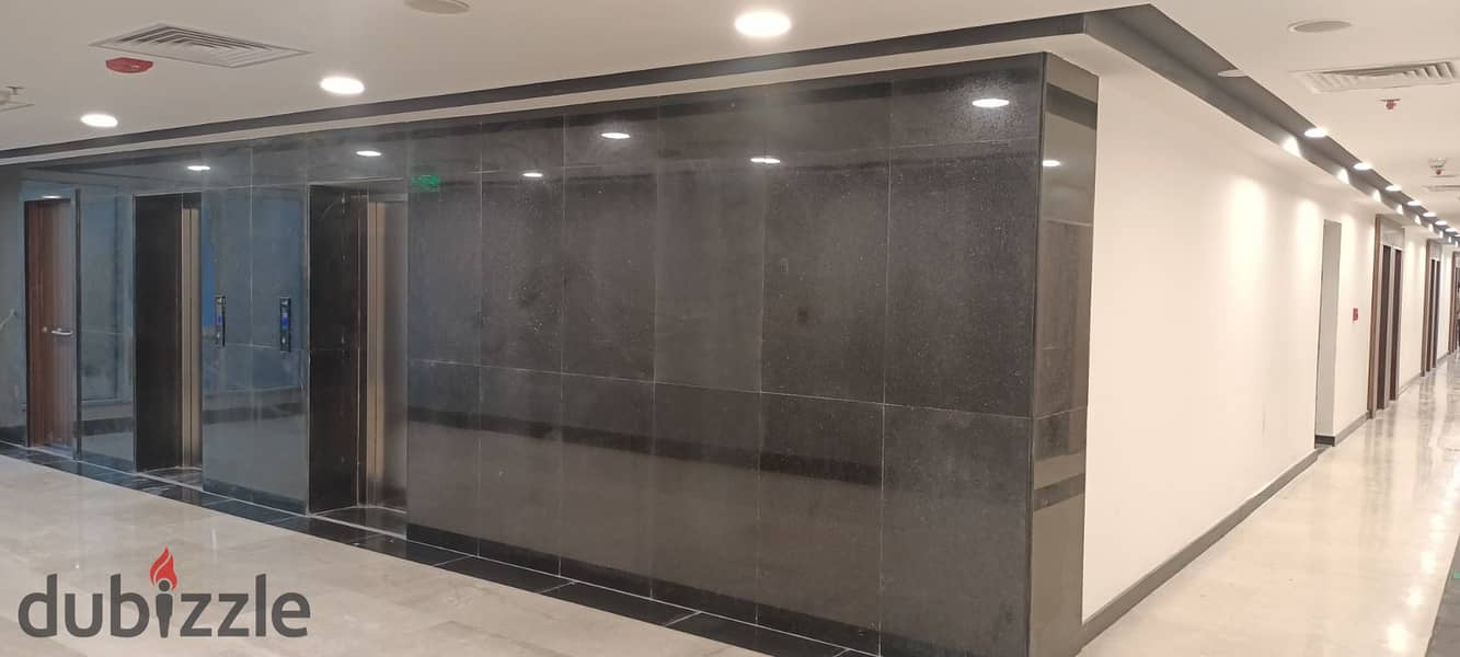 For rent, 47 sqm, office or clinic in Trivium Zayed Mall, next to Capital and Park Street, finished with air conditioners 18