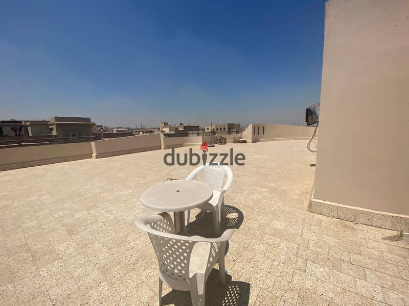 Furnished roof for rent in the first district in the Fifth Settlement 5