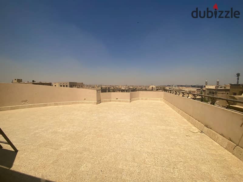 Furnished roof for rent in the first district in the Fifth Settlement 6