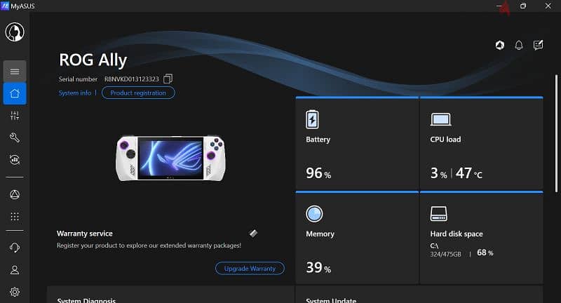 Asus Rog Ally in Warranty till 4/2026 5