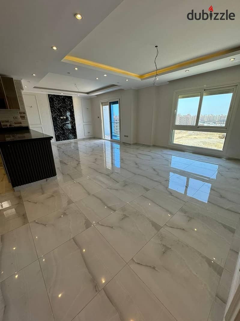 For lovers of luxury, a fully finished apartment with immediate delivery, 3 rooms, for sale in the Fifth Settlement, 10 minutes from the American Univ 8