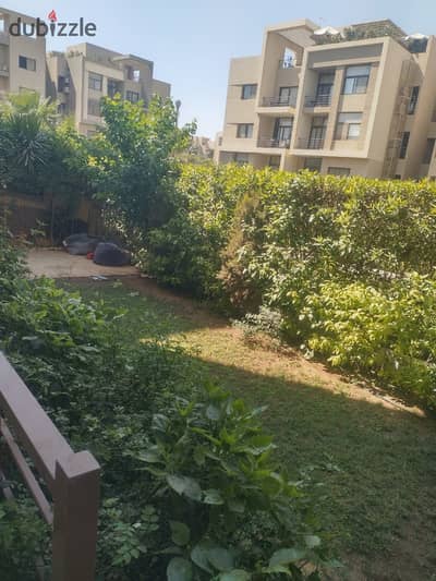 Apartment ground floor with garden for rent in Marasem fifth square compound  new Cairo fifth settlement