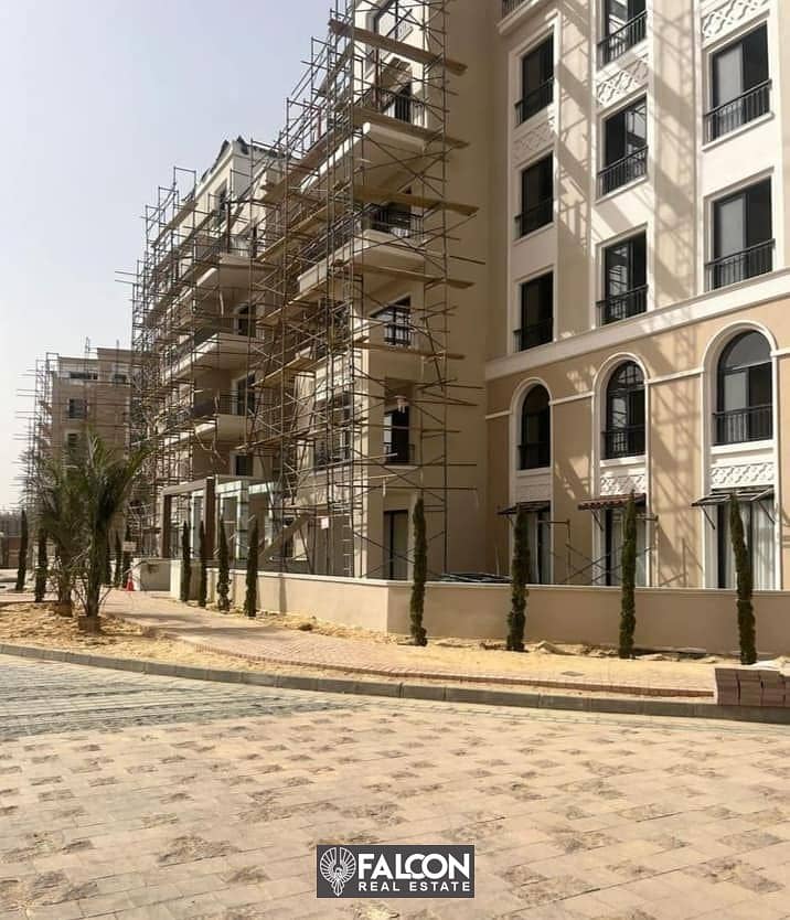 Immediate receipt, 164m2 apartment, 3 rooms, for sale in Village West, Sheikh Zayed, next to Hyper One, Dorra, fully finished with air conditioners 1