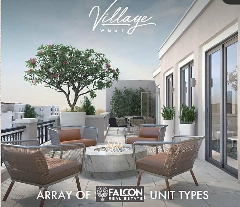 Immediate receipt, 164m2 apartment, 3 rooms, for sale in Village West, Sheikh Zayed, next to Hyper One, Dorra, fully finished with air conditioners 7