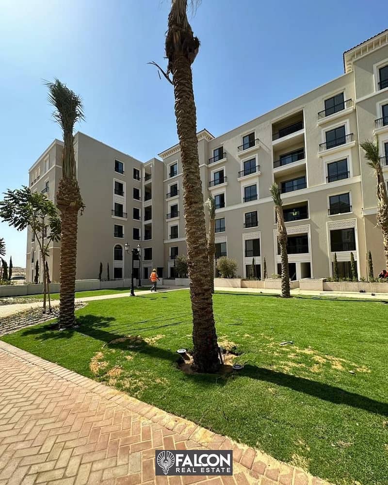 Immediate receipt, 164m2 apartment, 3 rooms, for sale in Village West, Sheikh Zayed, next to Hyper One, Dorra, fully finished with air conditioners 14