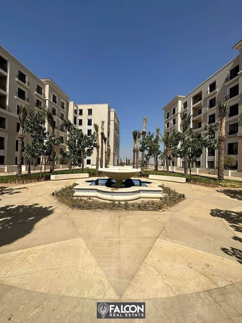 Immediate receipt, 164m2 apartment, 3 rooms, for sale in Village West, Sheikh Zayed, next to Hyper One, Dorra, fully finished with air conditioners 16