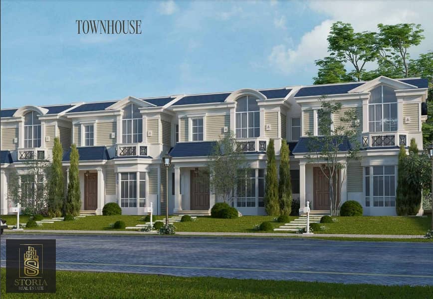 فيلا TownHouse للبيع بسعر شقة لأول مره في كمبوند Mountain View 6October 5