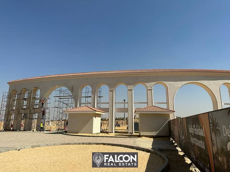 Imminent delivery in a compound ready for inspection, the heart of Sheikh Zayed next to Hyper 1, with an area of ​​167 square meters with a garden, su 8