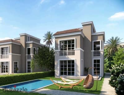 S-villa for sale, corner, 212 m, with a down payment of only 1.4 million, with a distinctive view directly on the Suez Road