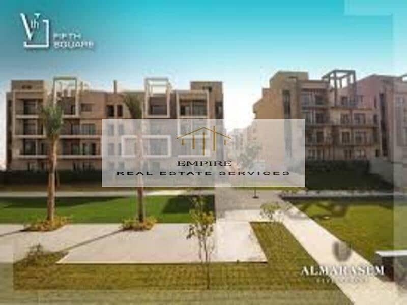 Ground Apartment with Garden 80 M in El Marasem - Least Price in Market - Semi Furnished 0