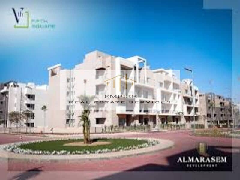 Ground Apartment with Garden 80 M in El Marasem - Least Price in Market - Semi Furnished 3