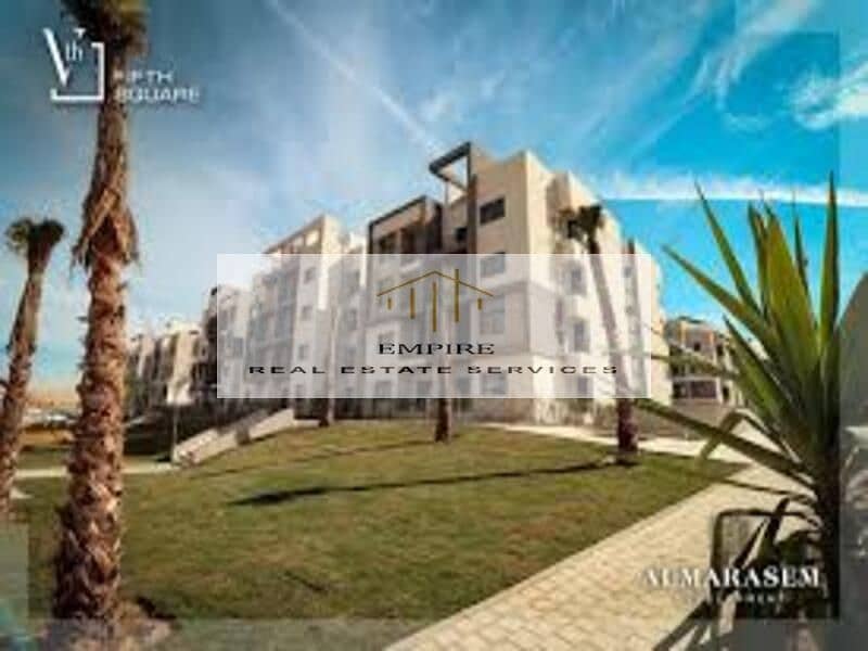 Ground Apartment with Garden 80 M in El Marasem - Least Price in Market - Semi Furnished 9