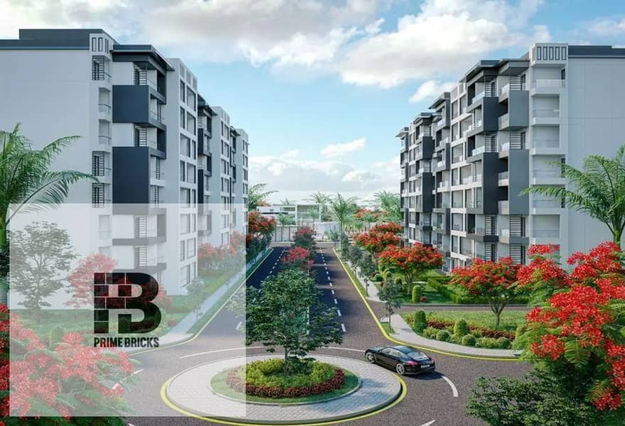 apartment is 120 M R8 project City oval Down payment starts from 10% 2