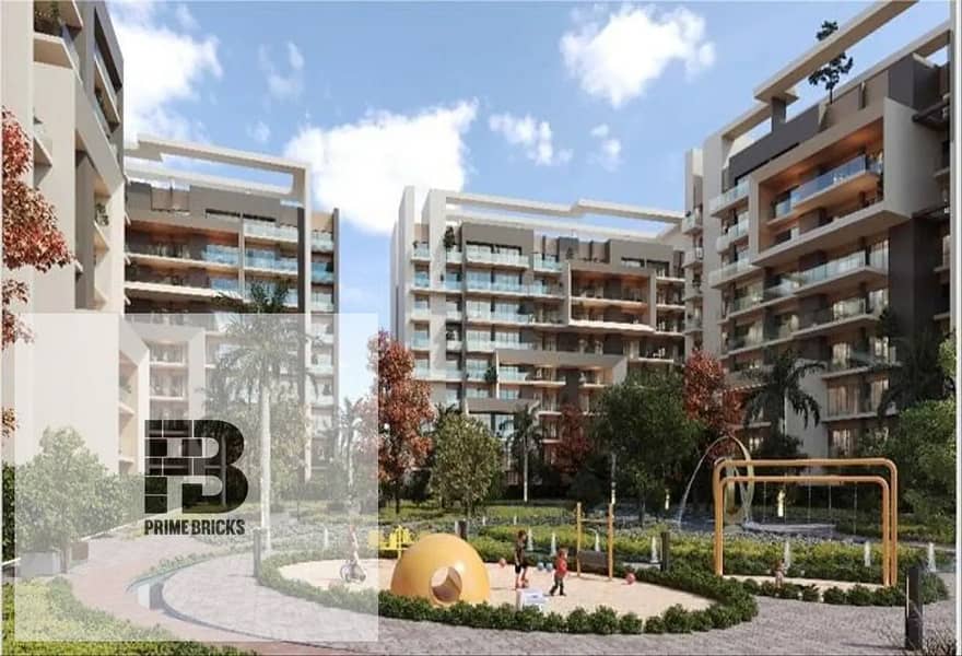 apartment is 120 M R8 project City oval Down payment starts from 10% 5