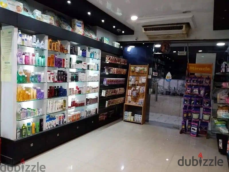 Pharmacy for rent with an area of ​​80 meters and a price of 120,000 in the best mall in Zahraa Maadi - Maadi 2