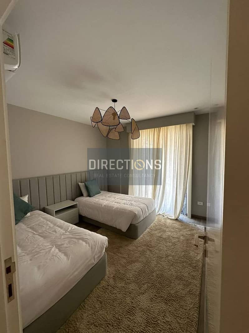 Early Delivery Apartment with garden for sale fully finished with ACs direct beside Cairo Gate Emaar in | Village West | Dorra Company 3