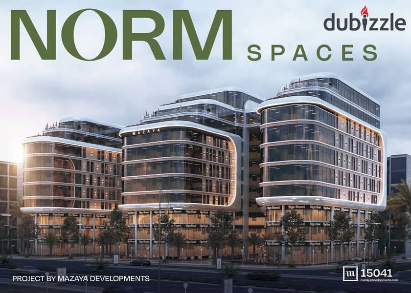 Norm spaces محل تجاري بالدور التاني على واجهة المشروع الرئيسية 4