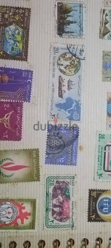 stamps طوابع بريدية مصرية قديمة 5