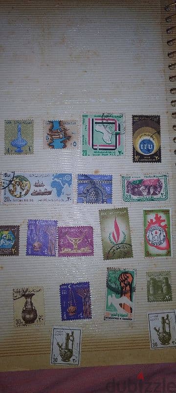 stamps طوابع بريدية مصرية قديمة 10