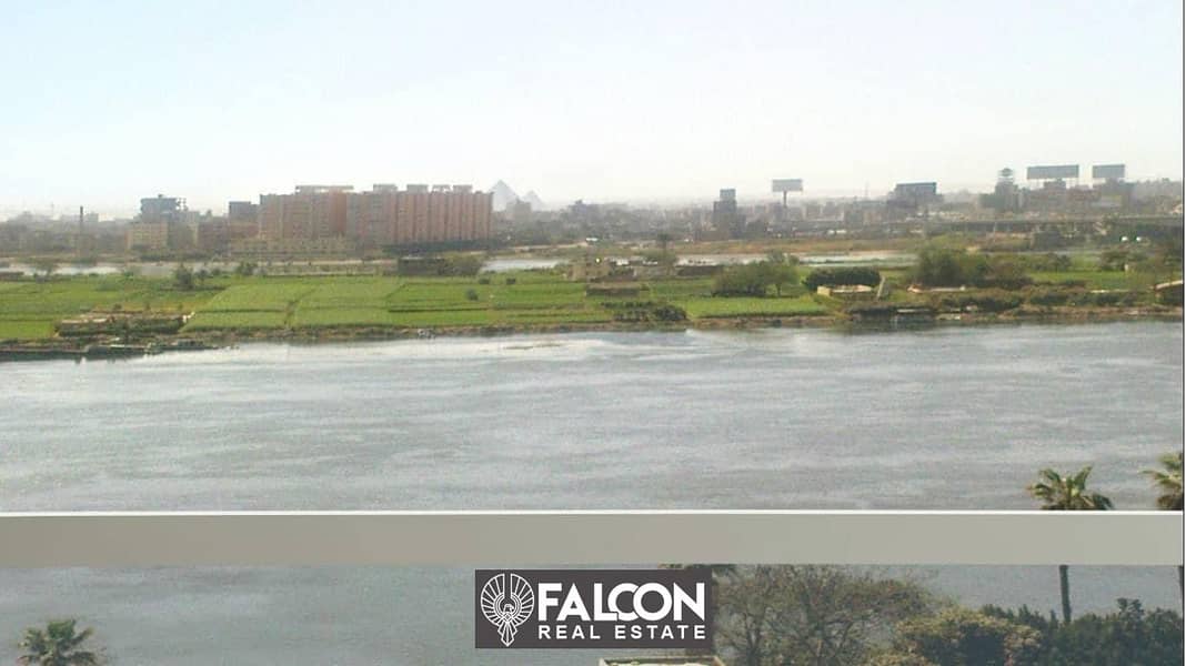 Fully finished hotel apartment with air conditioners, 100% view on the Nile Corniche, in interest-free installments 3