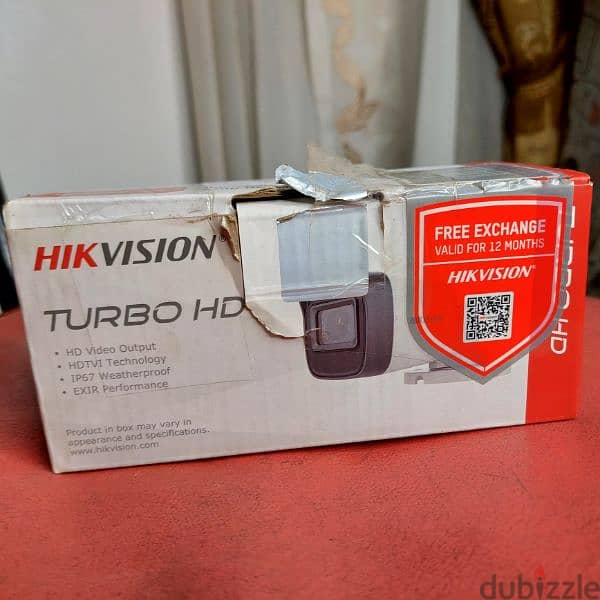 Hikvision security camera 5m turbo HD - كاميرا هيك فيجن ٥ ميجا تربو 5