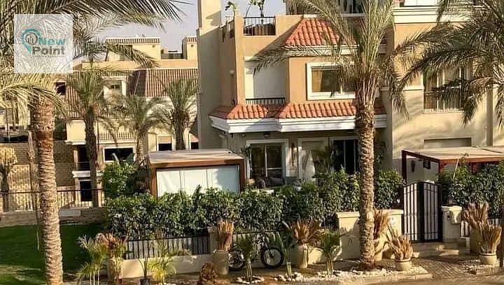 A special villa for sale at a very special price, Sur by Sur, in Madinaty In installments up to 8 years Sarai Compound 3