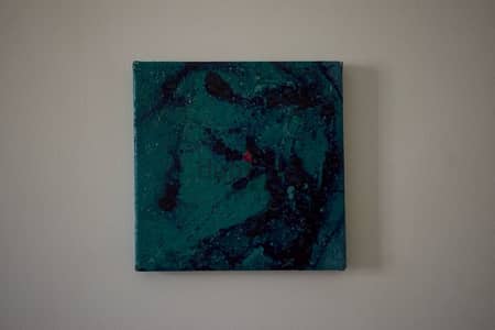 Abstract Painted Canvas