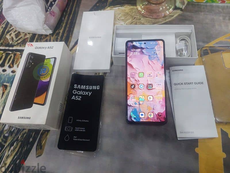 samsung a52 128/8 بحالة ممتازة 1